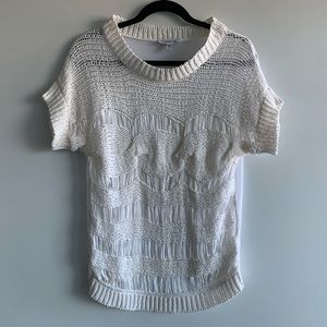 3 For $20 BEBE Short Sleeve Mixed Texture Top